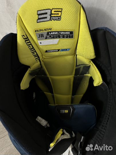 Хоккейные трусы bauer supreme 3s pro jr, размер L