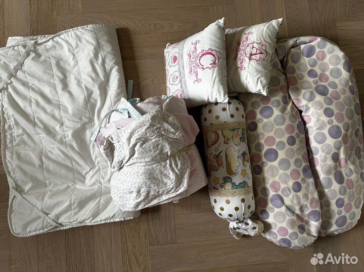 Бортики простынки подушки для малышки