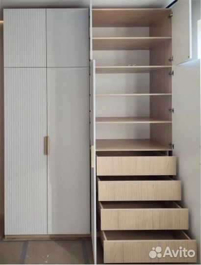 Шкаф на заказ цвет слоновая кость