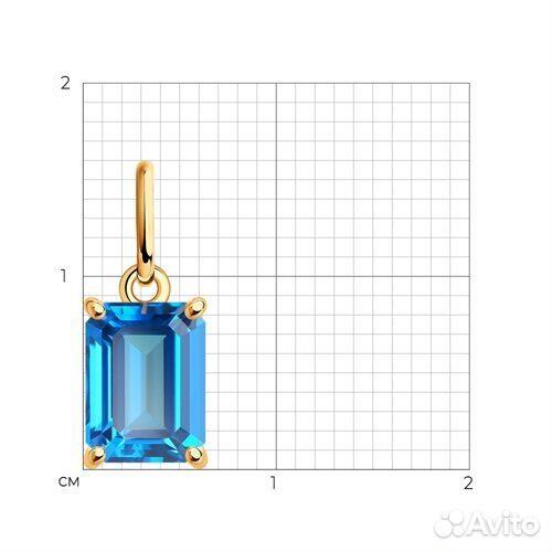 Подвеска sokolov из серебра