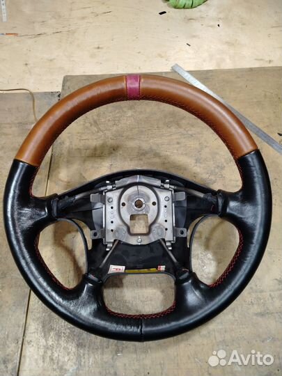 Перетяжка руля кожей. Ручки, юбки кпп