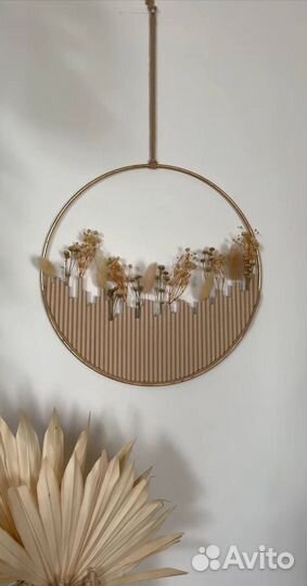 Мк Панно с сухоцветами