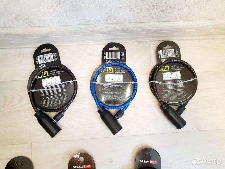 Велозамок кодовый противоугонный трос