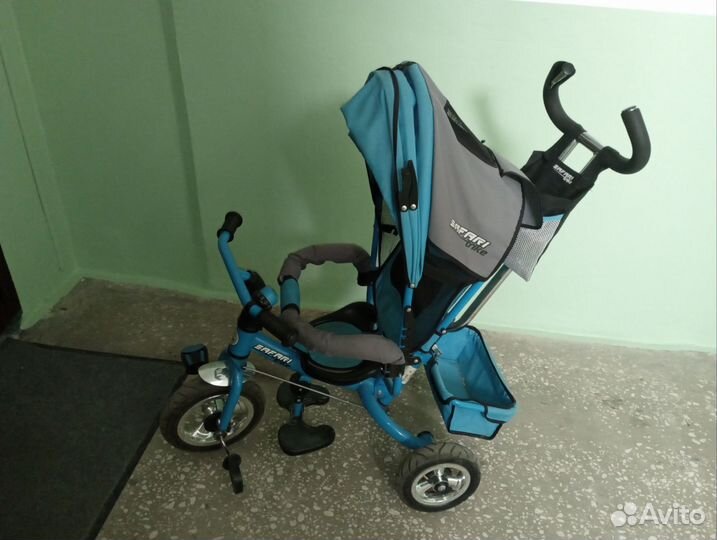 Детский велосипед с родительской ручкой бу