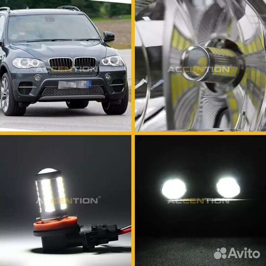 Противотуманная фара с диодной лампой BMW X5 E70