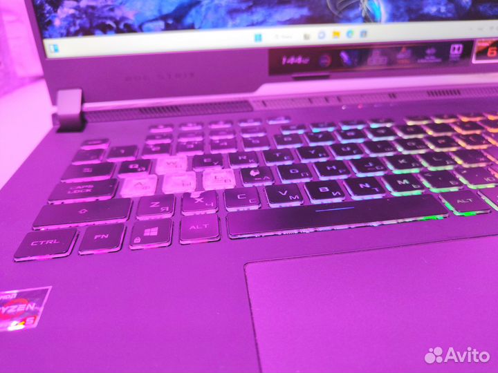 Игровой ноутбук ROG/Ryzen 5600/RTX3050ti/16gb