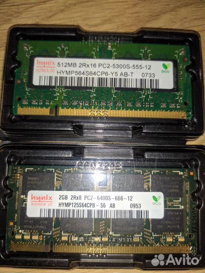 Оперативная память ddr2 для ноутбука