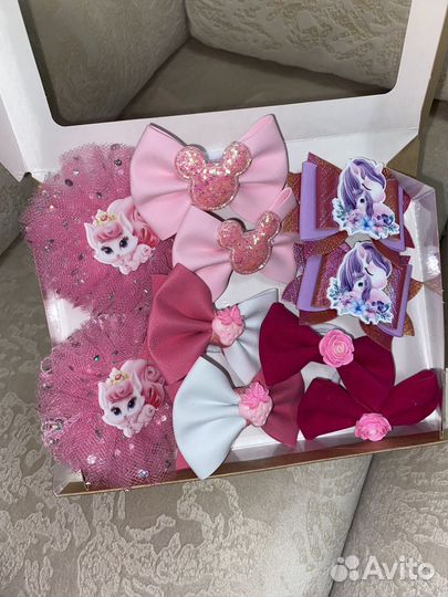 Набор бантиков ручной работы для девочек