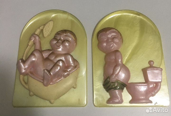 Эмблема ванная,туалет СССР