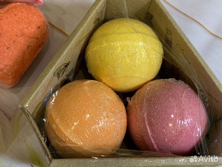 Бомбочки для ванны гейзер бурлящий шар