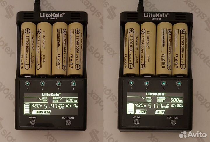 Аккумуляторы Liitokala Lii-50E Lii-48S 21700 новые