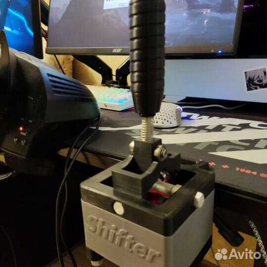 Игровой руль Thrustmaster T150 Pro + кпп zshifter