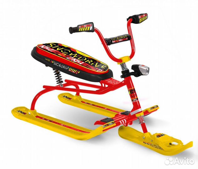 Снегокат Ника-Snowdrive Snowdrive 2 (красный карка