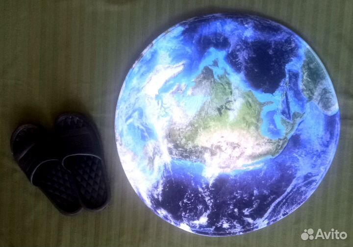 Новый Мягкий Коврик Планета Земля 60 см