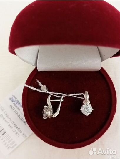 Серьги серебряные.Новые
