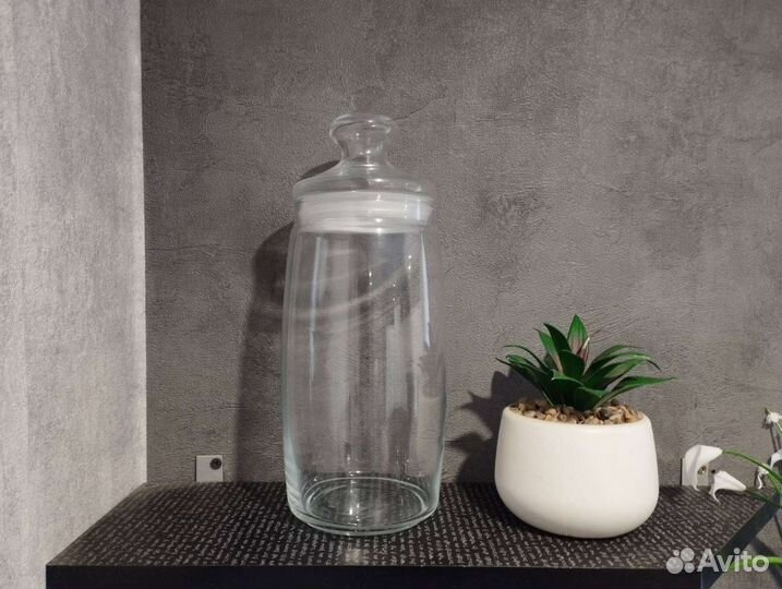 Банка стеклянная для сыпучих продуктов