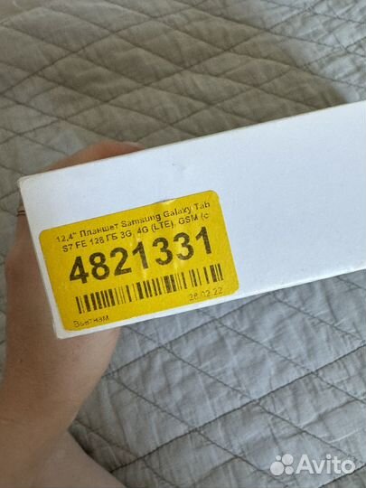 Планшет tab s7 FE LTE 128GB