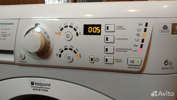Стиральная машина hotpoint ariston 6 кг