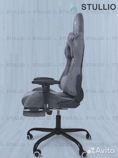 Компьютерное игровое кресло геймерское с массажем