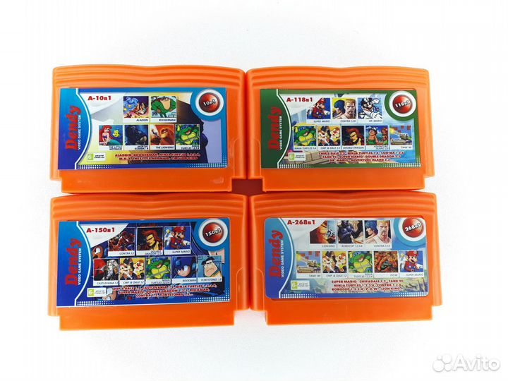 Картриджи для денди сборники