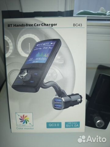FM трансмиттер модулятор Bluetooth Handsfree gsmin