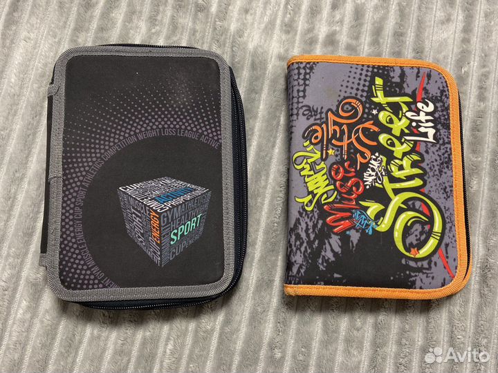 Пенал школьный с отделениями