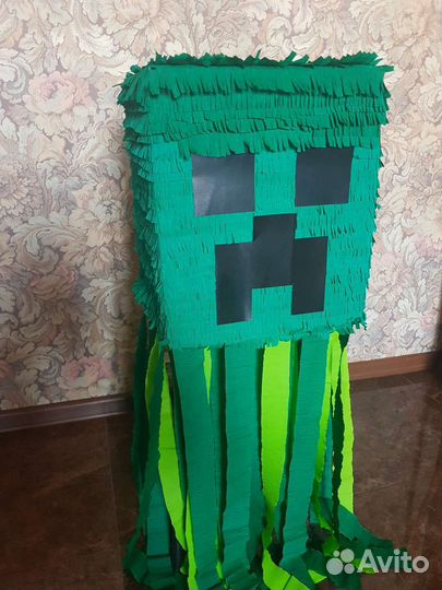 Пиньята Майнкрафт для детского Дня рождения