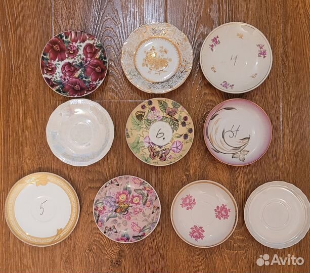 Чайные блюдца