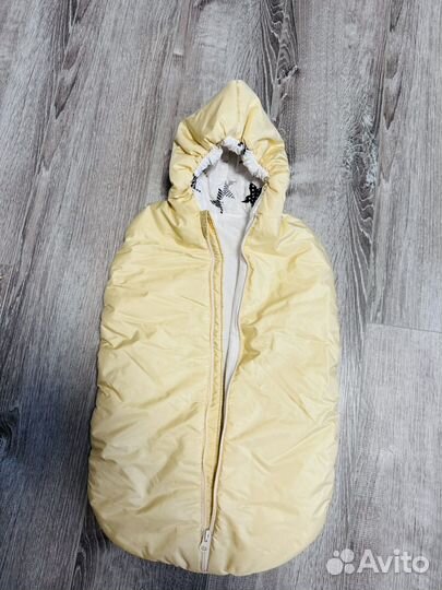 Зимний конверт на выписку от 0 до 6 мес