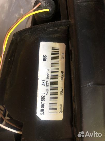 Зеркало заднего вида skoda