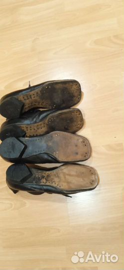 Кожаные лыжные ботинки (ссср)