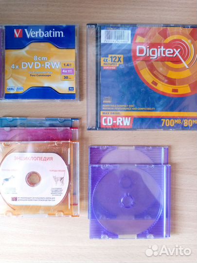 Диск чистый CD-RW. DVD-RW