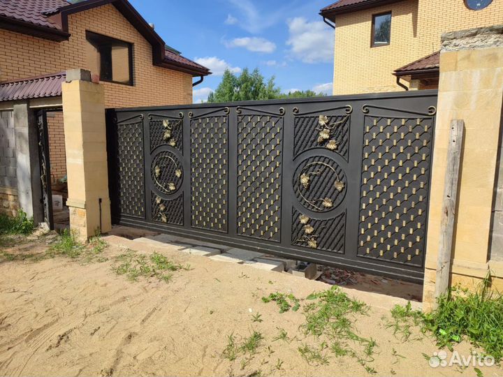 Откатные ворота и заборы