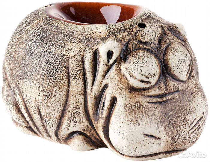 Статуэтка Бегемот Шликерная аромалампа 9 см RU*020