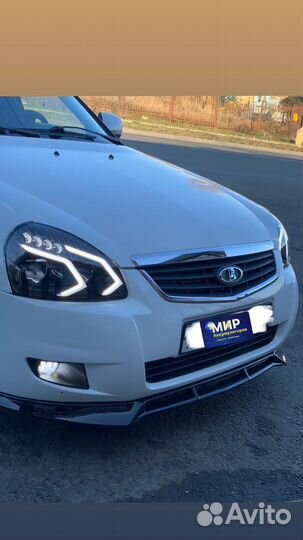 Фары AMG на Лада приора