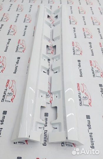 Накладки порогов Mercedes GLE C167 AMG оригинал