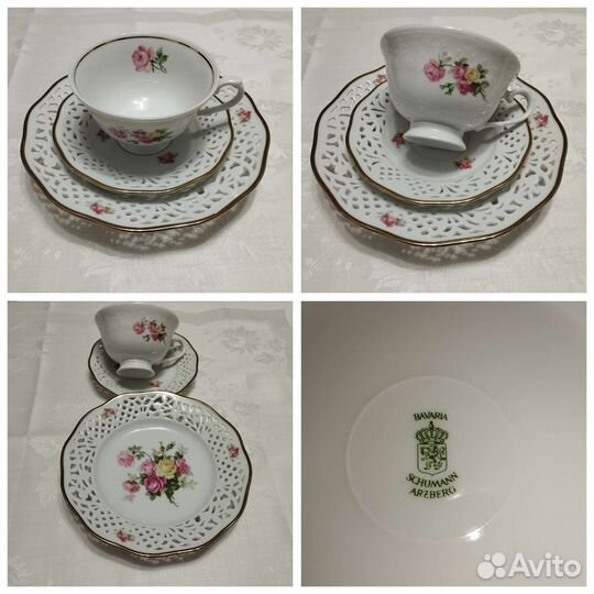 Сервиз Розенталь. Трио чайное. Германия