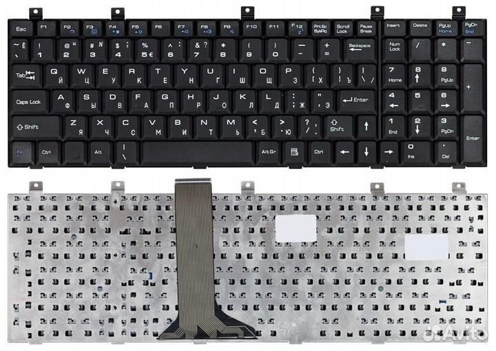 Клавиатура для MSI ER710 EX600 EX610 черная