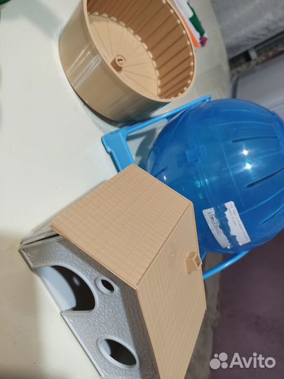 Шар, домик, и круг для бега