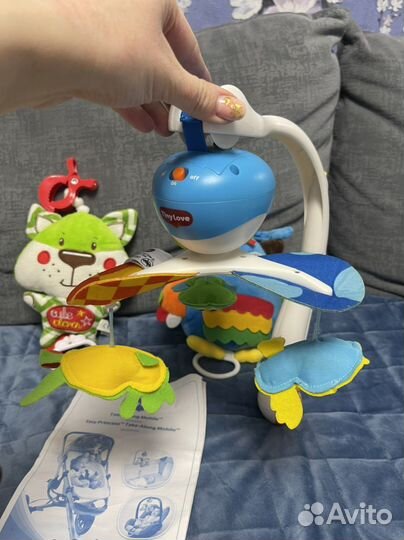 Мобиль Tiny Love и музыкальные игрушки BabyGo