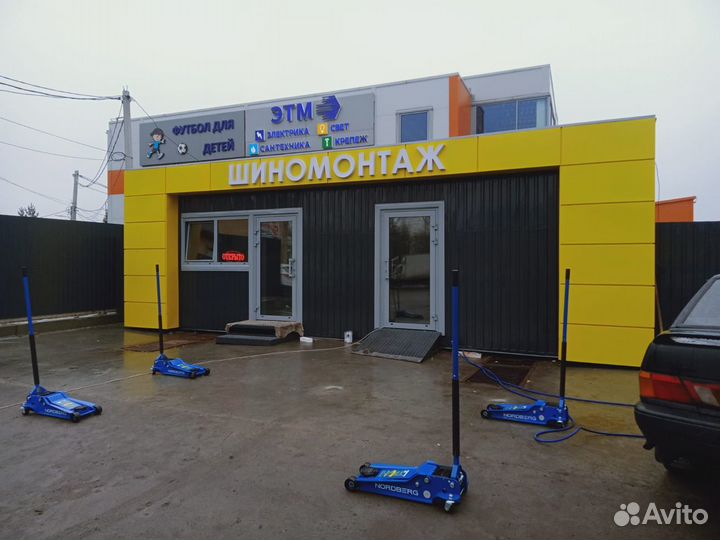 Модульный павильон под шиномонтаж