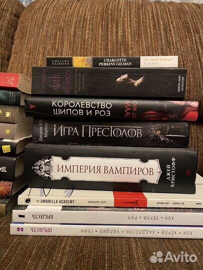 Различные книги и комиксы на англ. и русском