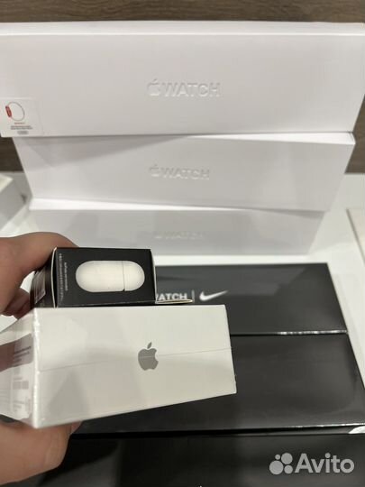 Аирподс Про + белый чехол