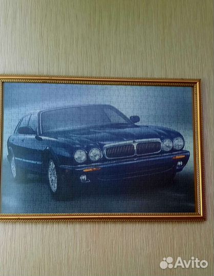 Картины из пазлов в рамке