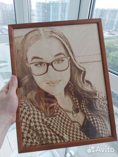 Выжигание по дереву картин и портретов