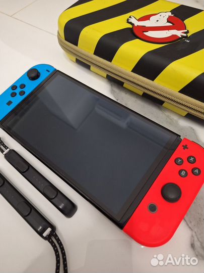 Nintendo switch oled прошитая 64+128Gb