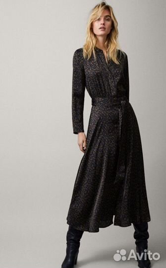 Платье леопард