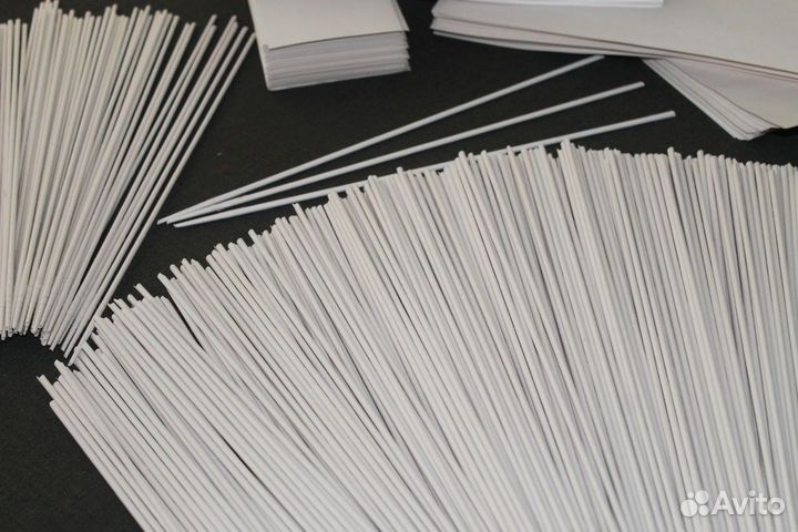 Бумага для плетения 30х10см 5кг 3840полос