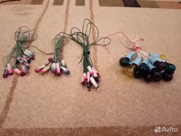 Гирлянды самодельные СССР