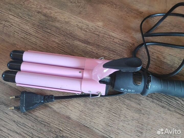 Плойка тройная для волос